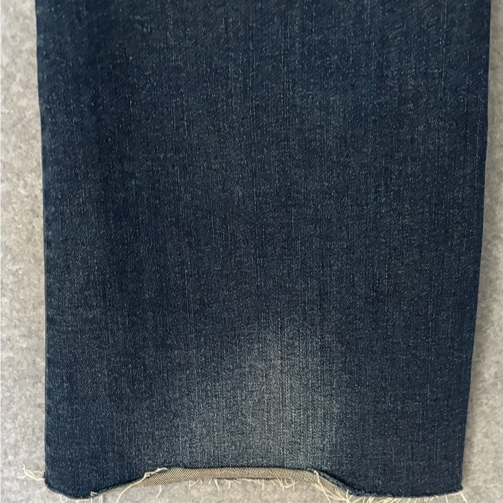 Kut from the Kloth Stella High Rise Flare Jean Pant 4 Dark Base Wash - Picture 4 of 16
